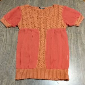 Vintage Style Orange Top S/M